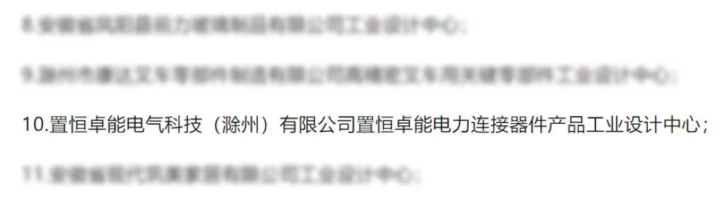 置恒卓能獲新榮譽(yù)—“滁州市級工業(yè)設(shè)計中心”！
